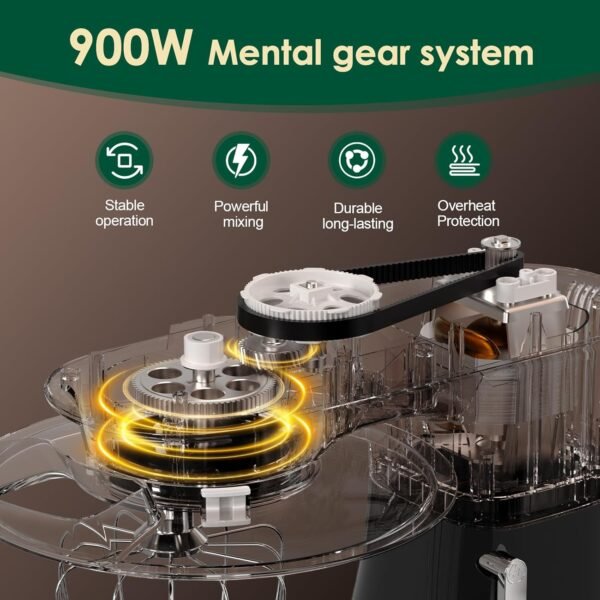 Aucma Stand Mixer Review Powerful 8.5QT Kitchen Mixer with Quiet 900W Motor