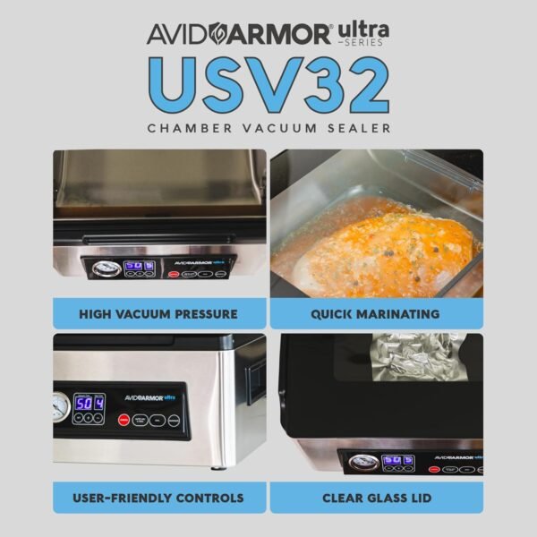 Avid Armor USV32 Chamber Vacuum Sealer Review High Performance Food Preservation