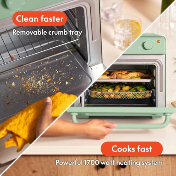 bella Toaster Oven Review 7-in-1 Air Fryer with Powerful 1700-Watt Heating