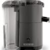 BLACK+DECKER Quiet Fruit & Vegetable Juicer, JE2500B, Non-Drip Spout, Compact Design, Easy to Assemble, Dishwasher-Safe