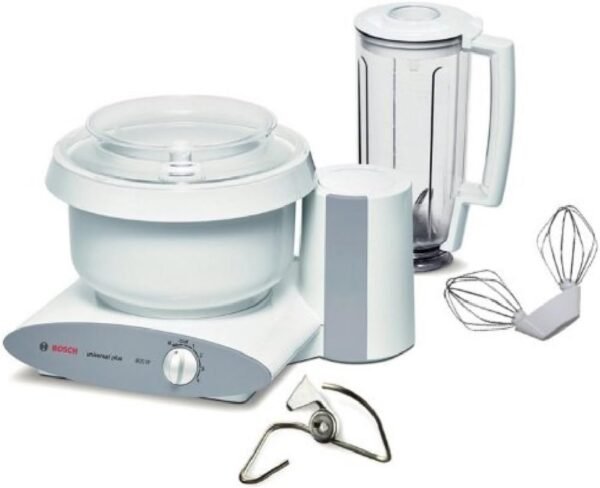 Bosch MUM6N11UC Universal Plus Stand Mixer, 800 Watt, 6.5-Quarts with 6 Cup Blender