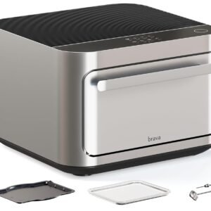 Brava Oven Starter Set: 10-in-1 Touchscreen Countertop Smart Oven, Air Fryer, 6-Slice Toaster, Slow Cooker, Reheater, Dehydrator, Rice Cooker, Auto-Shut Off, 1800W, Stainless... Brava Oven Starter Set: 10-in-1 Touchscreen Countertop Smart Oven, Air Fryer, 6-Slice Toaster, Slow Cooker, Reheater, Dehydrator, Rice Cooker, Auto-Shut Off, 1800W, Stainless...
