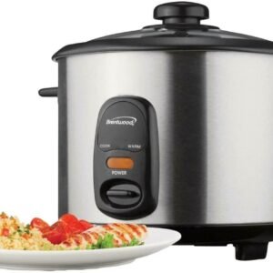 Brentwood Rice Cooker, 5-Cup, Stainless Steel Brentwood Rice Cooker, 5-Cup, Stainless Steel