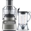 Breville the 3X Bluicerâ„¢ Blender and Juicer, BJB615SHY, Smoked Hickory