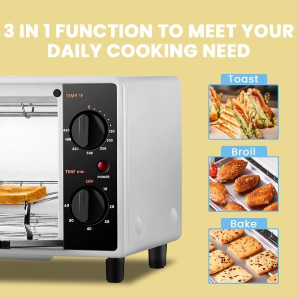 COMFEE Mini Toaster Oven Review Small Powerful 3 in 1 Countertop Appliance