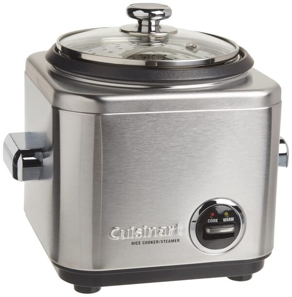 Cuisinart CRC-400P1 4 Cup Rice Cooker, Stainless Steel Exterior Cuisinart CRC-400P1 4 Cup Rice Cooker, Stainless Steel Exterior