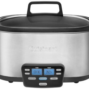 Cuisinart MSC-600 3-In-1 Cook Central 6-Quart Multi-Cooker: Slow Cooker, Brown/Saute, Steamer, Silver Cuisinart MSC-600 3-In-1 Cook Central 6-Quart Multi-Cooker: Slow Cooker, Brown/Saute, Steamer, Silver