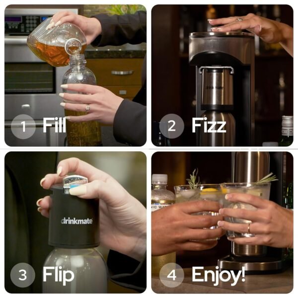 DrinkMate LUX Stainless Steel Soda Maker Review Carbonate Any Drink Effortlessly