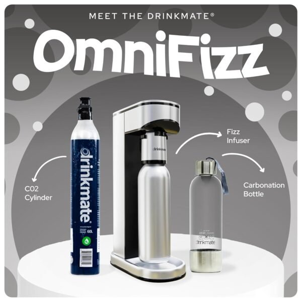 DrinkMate LUX Stainless Steel Soda Maker Review Carbonate Any Drink Effortlessly