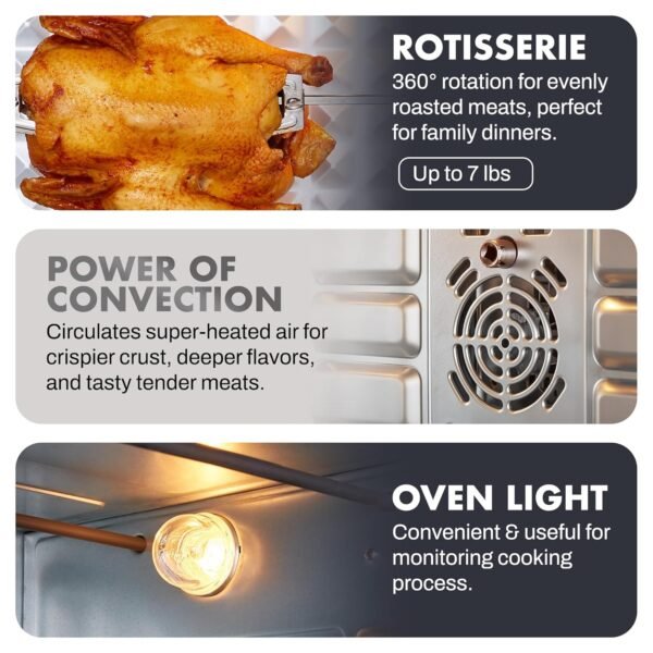 Elite Gourmet Toaster Oven Review 45L Convection French Door Cooking Power