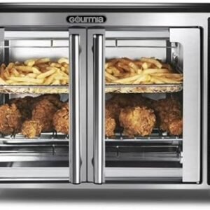 Gourmia Digital Air Fryer Toaster Oven with Single-Pull French Doors