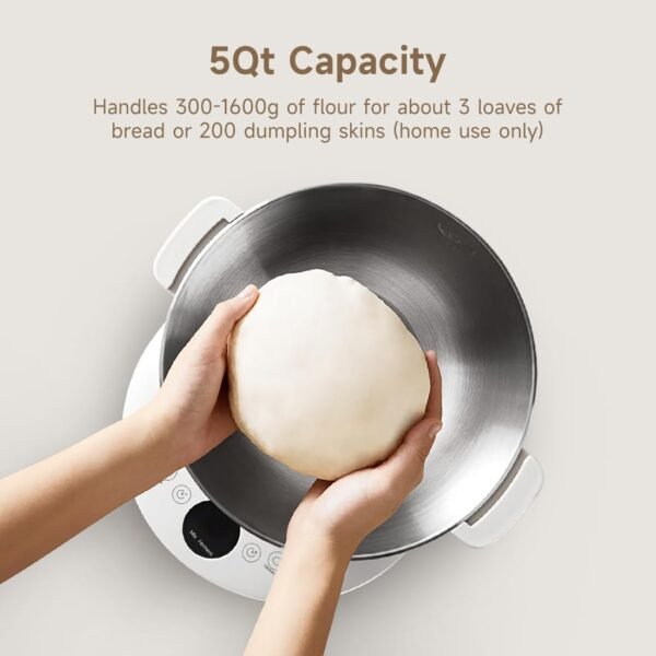 Joydeem Electric Dough Maker Review Fermentation Function and Versatile 5Qt Mixer