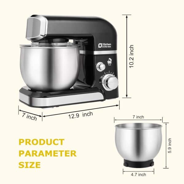 Kitchen in the Box Stand Mixer Review Compact 3.2Qt Portable Mixer with 6 Speeds