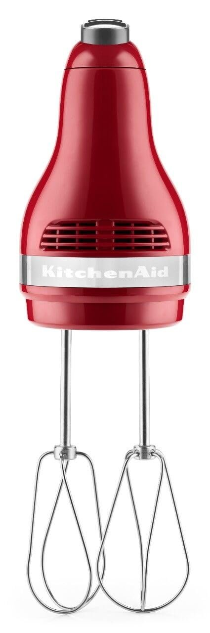 KitchenAid 5 Speed Ultra Power Hand Mixer Review Empire Red Performance Tested