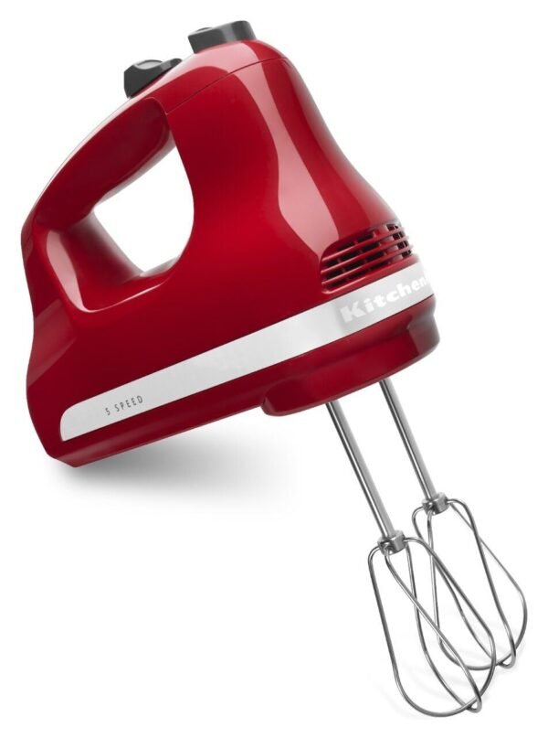 KitchenAid 5 Speed Ultra Power Hand Mixer Review Empire Red Performance Tested