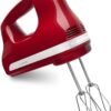 KitchenAid 5 Ultra Power Speed Hand Mixer - KHM512, Empire Red (1 Pack)