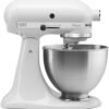 KitchenAid Classic Series 4.5 Quart Tilt-Head Stand Mixer K45SS, White KitchenAid Classic Series 4.5 Quart Tilt-Head Stand Mixer K45SS, White