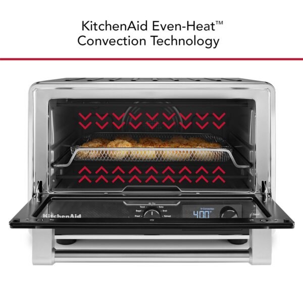 KitchenAid Digital Countertop Oven with Air Fry Review Unveils Crisp Pizza Perfection