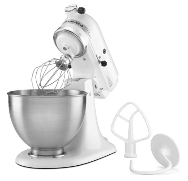 KitchenAid K45SSWH Stand Mixer Review Best 10 Speed Durable White Mixer KitchenAid K45SSWH Stand Mixer Review Best 10 Speed Durable White Mixer