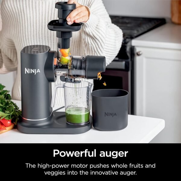 Ninja NeverClog Cold Press Juicer Review Powerful Slow Juicer with Total Pulp Control