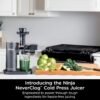 Ninja NeverClog Cold Press Juicer Review Powerful Slow Juicer with Total Pulp Control
