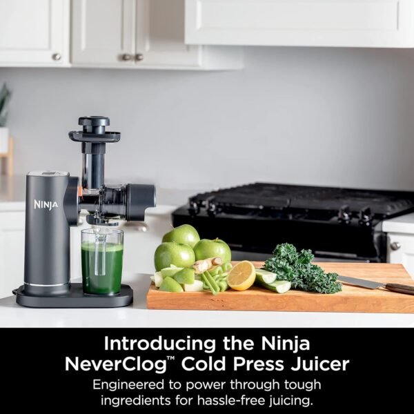 Ninja NeverClog Cold Press Juicer Review Powerful Slow Juicer with Total Pulp Control
