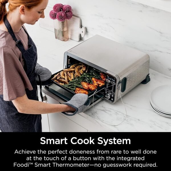 Ninja Toaster Oven Air Fryer Review 13-in-1 Smart Thermometer Versatility