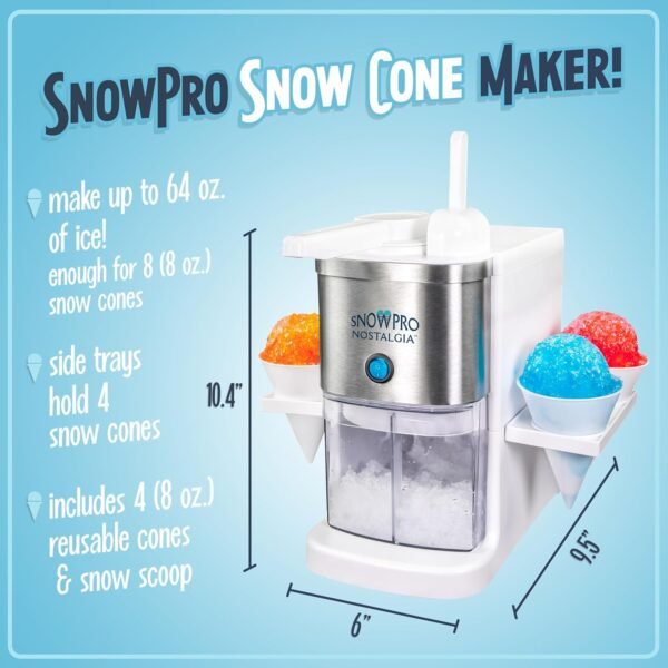 Nostalgia Shaved Ice Machine Review Discover Why This Stainless SnowPro Impresses