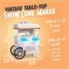 Nostalgia Vintage Countertop Snow Cone Machine Review Perfect for Icy Treats and Parties
