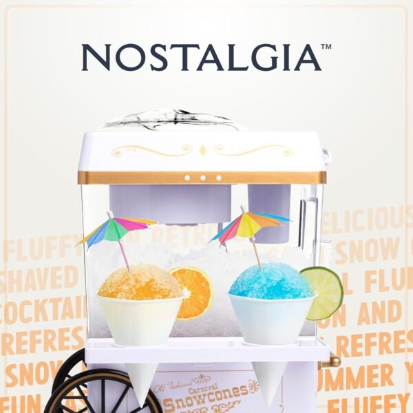 Nostalgia Vintage Countertop Snow Cone Machine Review Perfect for Icy Treats and Parties