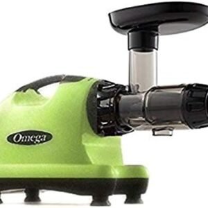 Omega J8006 Nutrition Center Quiet Dual-Stage Slow Speed Masticating Juicer Creates Continuous Fresh Healthy Fruit and Vegetable Juice at 80 Revolutions per Minute High Juice... Omega J8006 Nutrition Center Quiet Dual-Stage Slow Speed Masticating Juicer Creates Continuous Fresh Healthy Fruit and Vegetable Juice at 80 Revolutions per Minute High Juice...