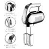 Powerful Hand Mixer Review Dualit 400W with Attachments and Cord Tidy Design