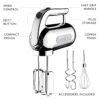 Powerful Hand Mixer Review Dualit 400W with Attachments and Cord Tidy Design
