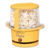 Presto 05206 Showtime Gourmet Oil Popcorn Popper - 9-Cups, Built-In Serving Bowl, Compact Design, Ceramic Nonstick, PFAS Free, Yellow