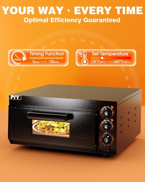 PYY Countertop Pizza Oven Review Commercial Grade 14 Inch Electric Pizza Oven
