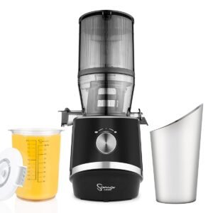 Sana 878 Self Feeding Batch Juicer | 3 Days of Cold Press Juicing Effortlessly | Most Convenient Juicer with Autopilot Configuration | Large Batch 2 Liter Capacity | Whole...