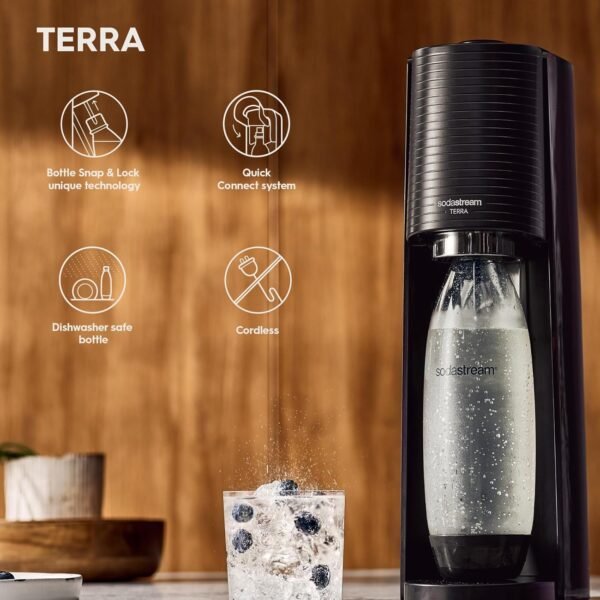Soda Makers SodaStream Terra Review Quick Connect Sparkling Water Machine Performance Tested