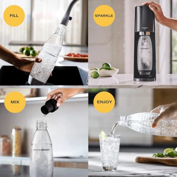 Soda Makers SodaStream Terra Review Quick Connect Sparkling Water Machine Performance Tested