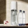 Sodastream DUO Carbonator Bottles Review Dishwasher Safe Dark Blue Reusable
