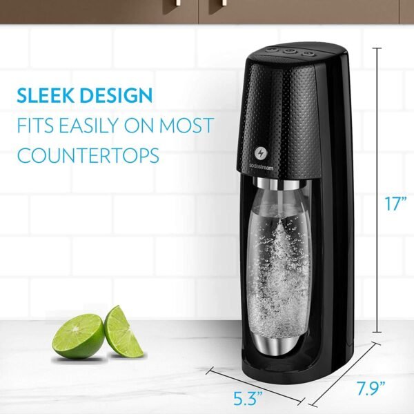 SodaStream One Touch Soda Maker Review Best Electric Sparkling Water Maker Bundle