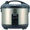 Tiger JNP-S10U Silver Stainless Steel Electronic Rice Cooker and Warmer 5.5 Cups