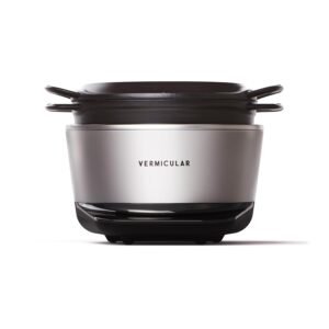 Vermicular Musui–Kamado (RICEPOT) | Cast Iron Induction Cooker | Precision Multicooker | Japanese Rice Cooker | Slow Cooker | Non-Toxic Enameled Cast Iron Pot | Matte Black &...
