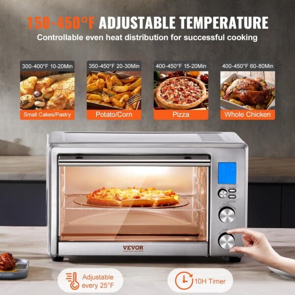 VEVOR Convection Oven Review 10-in-1 Multifunction Toaster Oven Performance Tested