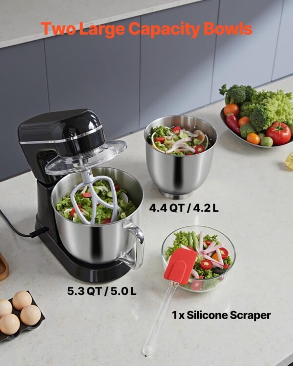 VEVOR Stand Mixer Review Unveils Powerful 10-Speed Kitchen Mixer with Dual Bowls