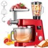 VIVOHOME 9 in 1 Multifunctional Stand Mixer with Fermentation, 6 Speed 7.5 Quart Kitchen Electric Food Mixer with Timer, Meat Grinder, Juice Blender, Vegetable Slicer, Pasta and...