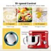 VIVOHOME Stand Mixer Review Powerful 660W 6 Quart Tilt-Head Kitchen Appliance
