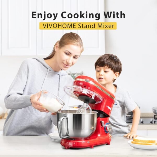 VIVOHOME Stand Mixer Review Powerful 660W 6 Quart Tilt-Head Kitchen Appliance