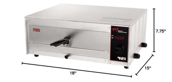 Wisco 421 Countertop Pizza Oven Review with LED Display and Adjustable Thermostat Features