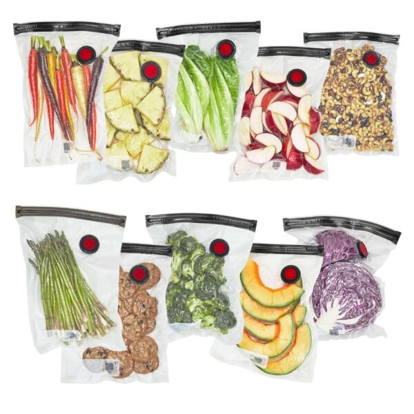ZWILLING Fresh & Save 10-pc Vacuum Sealer Bags, Sous Vide Bags, Meal Prep - Medium