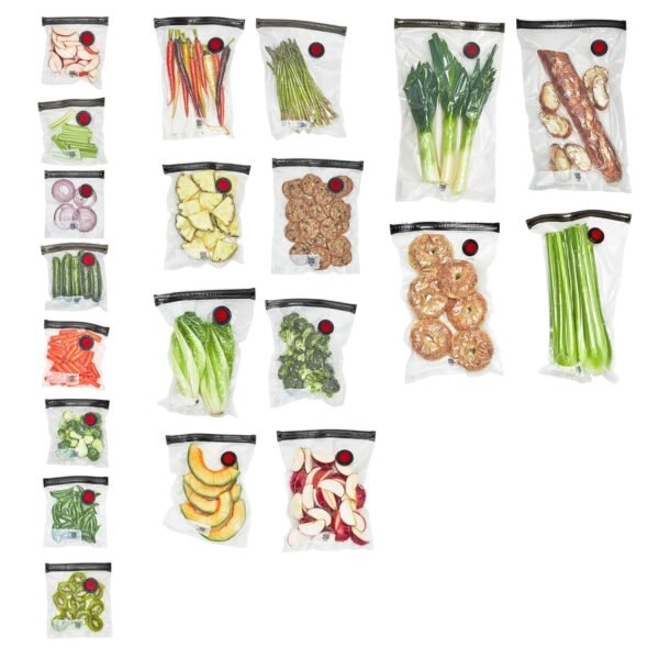ZWILLING Fresh & Save 20-Piece Vacuum Sealer Bags, Sous Vide Bags - Assorted Sizes